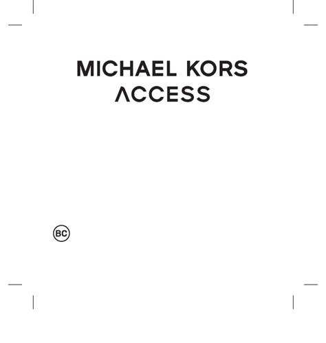 michael kors bradshaw start guide|Michael Kors bradshaw watch manual.